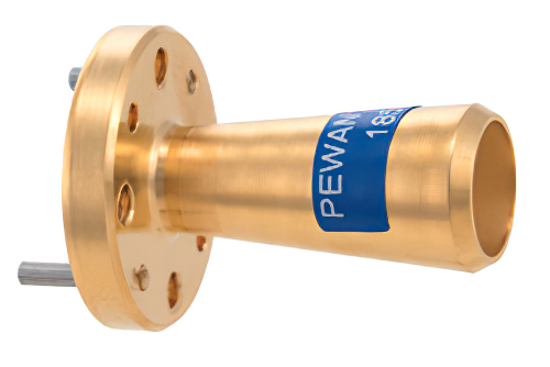 WR-12 Waveguide Conical Gain Horn Antenna Operating from 68 GHz to 77 GHz with a Nominal 15 dBi Gain with UG-387/U Round Cover Flange
