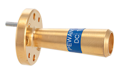 WR-10 Waveguide Conical Gain Horn Antenna Operating from 87 GHz to 100 GHz with a Nominal 15 dBi Gain with UG-387/U Round Cover Flange