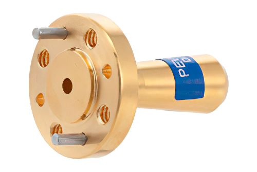 WR-8 Waveguide Conical Gain Horn Antenna Operating from 100 GHz to 112 GHz with a Nominal 15 dBi Gain with UG-387/U-Mod Round Cover Flange