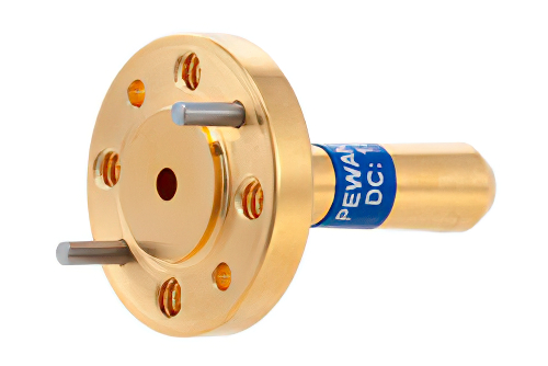 WR-6 Waveguide Conical Gain Horn Antenna Operating from 100 GHz to 112 GHz with a Nominal 10 dBi Gain with UG-387/U-Mod Round Cover Flange