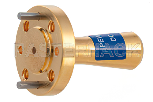 WR-5 Waveguide Conical Gain Horn Antenna Operating from 140 GHz to 220 GHz with a Nominal 20 dBi Gain with UG-387/U Round Cover Flange