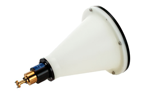WR-12 Waveguide Lens Horn Antenna Operating from 72 GHz to 82 GHz with ...