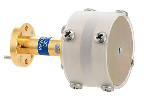 WR-12 Waveguide Omni-directional Antenna Operating from 75 GHz to 79 GHz with a Nominal 2 dBi Gain with UG-387/U Round Cover Flange