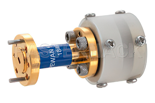 WR-10 Waveguide Omni-directional Antenna Operating from 89 GHz to 99 GHz with a Nominal 2 dBi Gain with UG-387/U Round Cover Flange