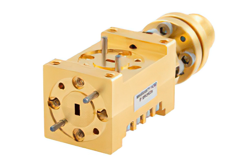 WR-12 Waveguide Dual Polarized Scalar Feed Horn Antenna, 60 GHz to 90 GHz Frequency Range, 13 dBi Gain, UG-387/U Flange