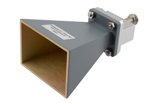 WR-112 Standard Gain Horn with 15 dBi gain, End Launch N Female connector