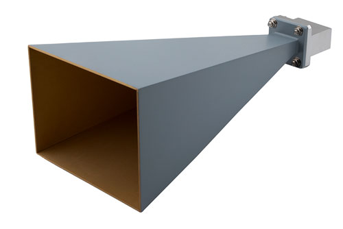 WR-112 Standard Gain Horn with 20 dBi gain, End Launch SMA Female connector