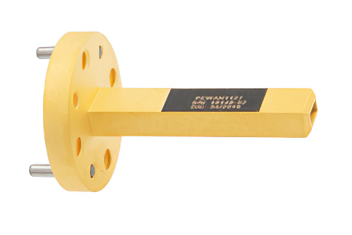 WR-12 Waveguide Probe Antenna Operating from 60 GHz to 90 GHz with a Nominal 6.5 dBi Gain with UG-387/U Round Cover Flange