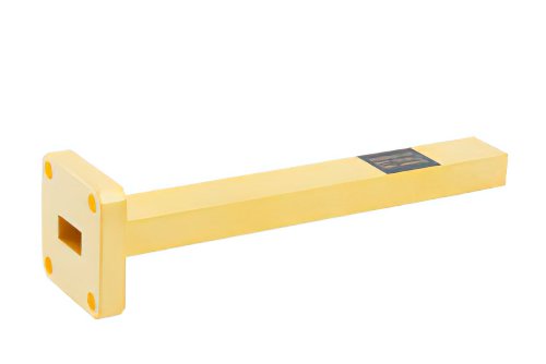 WR-34 Waveguide Probe Antenna Operating from 22 GHz to 33 GHz with a Nominal 6.5 dBi Gain with UG-1530/U Square Cover Flange