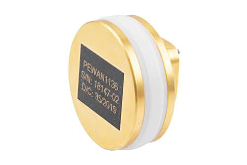 WR-10 Waveguide Omni-directional Antenna Operating from 90 GHz to 100 GHz with a Nominal 6.5 dBi Gain with UG-387/U-Mod Square Cover Flange