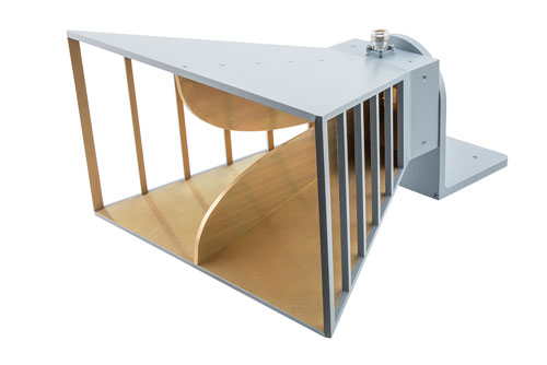 Broadband Gain Horn Antenna,  0.8 GHz to 8 GHz 10 dBi Gain, N Type Female Connector
