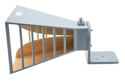 Broadband Gain Horn Antenna,  1 GHz to4  GHz 10 dBi Gain, N Type Female Connector