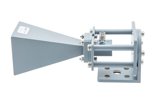 Broadband Gain Horn Antenna, 18 GHz to 50 GHz 20 dBi Gain, 2.4mm Female Connector