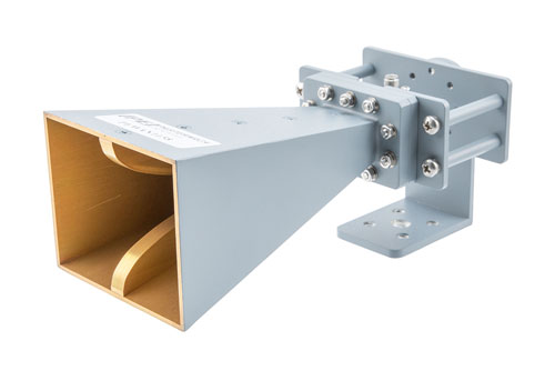 Broadband Gain Horn Antenna, 6 GHz to 18 GHz 15 dBi Gain, SMA Female Connector