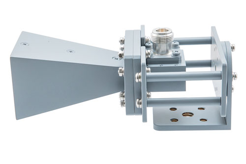 Broadband Gain Horn Antenna, 6 GHz to 18 GHz 10 dBi Gain, N Female Connector