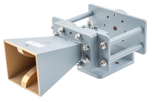 Broadband Gain Horn Antenna, 8 GHz to 18 GHz 10 dBi Gain, SMA Female Connector