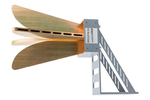 Broadband Horn Antenna, Dual Polarized 0.8 GHz to 3 GHz 7 dBi Gain, SMA Female Connector