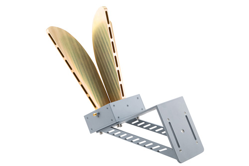 Broadband Horn Antenna, Dual Polarized 0.8 GHz to 3 GHz 7 dBi Gain, SMA Female Connector