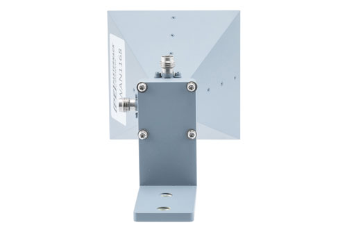 Broadband Horn Antenna, Dual Polarized 18 GHz to 54 GHz 15 dBi Gain, 2.4mm Female Connector