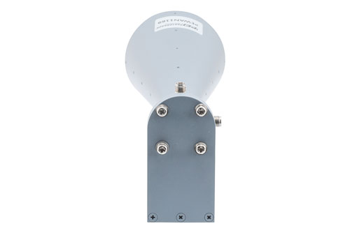 Broadband Horn Antenna, Dual Polarized 23 GHz to 43 GHz 20 dBi Gain, 2.92mm Female Connector