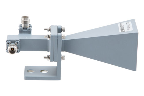 Broadband Horn Antenna, Dual Polarized 42 GHz to 44 GHz 21 dBi