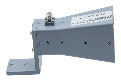 Broadband Horn Antenna, Dual Polarized 6 GHz to 18 GHz 12 dBi Gain, SMA Female Connector