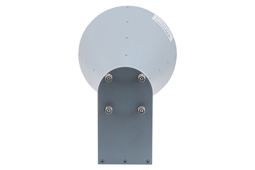 Broadband Horn Antenna, Dual Polarized 6 GHz to 18 GHz 17 dBi Gain, 2.92mm Female Connector