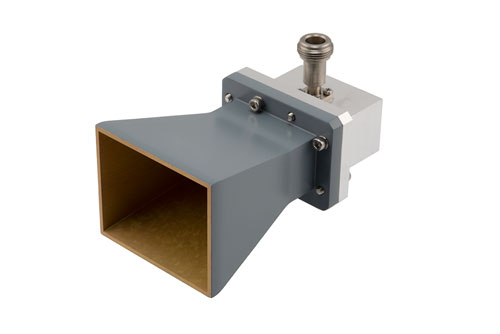 WR-159 Standard Gain Horn with 10 dBi gain, N Female connector
