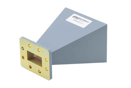 WR-159 Standard Gain Horn Antenna Operating From 4.9 GHz to 7.05 GHz, 15 dBi Nominal Gain, ? Flange