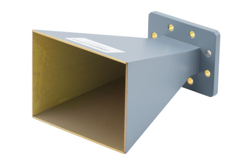 WR-159 Standard Gain Horn Antenna Operating From 4.9 GHz to 7.05 GHz, 15 dBi Nominal Gain, ? Flange