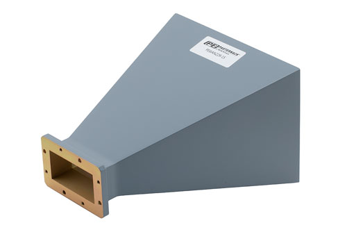 WR-229 Standard Gain Horn Antenna Operating From 3.3 GHz to 4.9 GHz, 15 dBi Nominal Gain, CMR-229 Flange