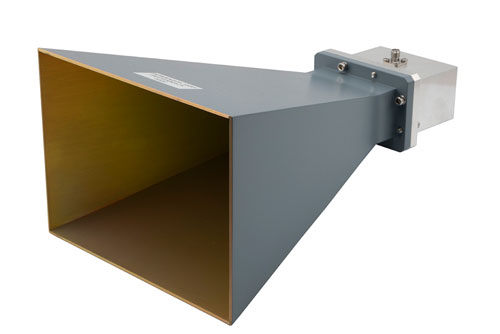 WR-229 Standard Gain Horn with 15 dBi gain, SMA Female connector