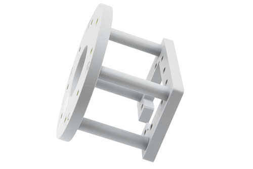 Standard Gain Horn Cage Style Antenna Mount, Waveguide Size WR229, IEC R40