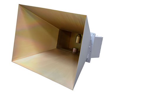 WR-2300 Waveguide Standard Gain Horn Antenna Operating From 320 MHz to 490 MHz, 10 dBi Gain with N Type Female Connector
