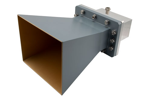 WR-430 Standard Gain Horn with 10 dBi gain, N Female connector