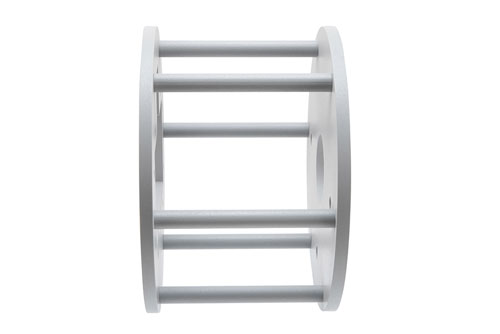 Standard Gain Horn Cage Style Antenna Mount, Waveguide Size WR430, IEC R22