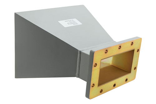 WR-510 Waveguide Standard Gain Horn Antenna Operating From 1.45 GHz to 2.2 GHz, 10 dBi Gain with CPR-510F Flange