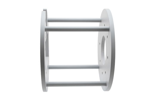 Standard Gain Horn Cage Style Antenna Mount, Waveguide Size WR650, IEC R14