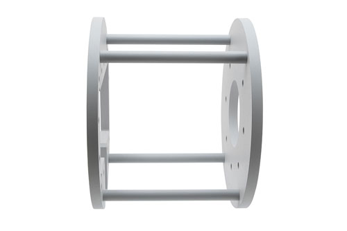 Standard Gain Horn Cage Style Antenna Mount, Waveguide Size WR770, IEC R12