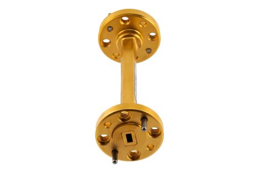 WR-12 Waveguide Fixed Attenuator, 30 dB, from 60 GHz to 90 GHz, UG-387/U Round Cover Flange, Rated to 0.1 Watt