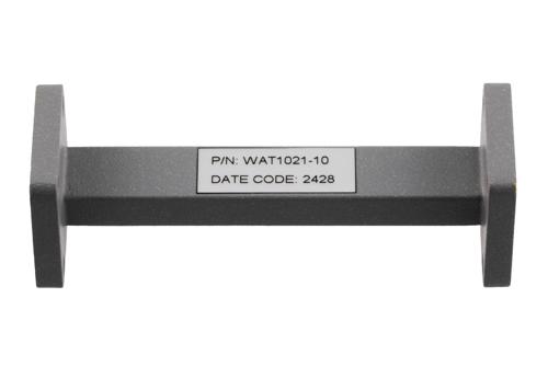 WR-34 Waveguide Fixed Attenuator, 10 dB, from 21.7 GHz to 33 GHz, UG-1530/U Square Cover Flange, Rated to 0.5 Watt