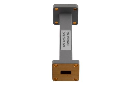 WR-34 Waveguide Fixed Attenuator, 3 dB, from 21.7 GHz to 33 GHz, UG-1530/U Square Cover Flange, Rated to 0.5 Watt