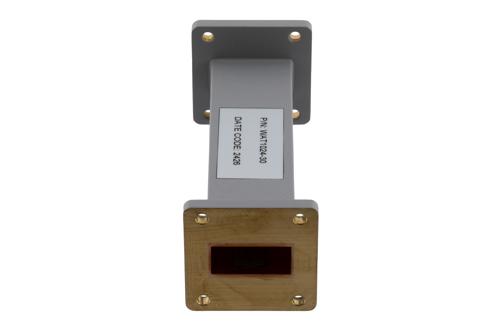 WR-112 Waveguide Fixed Attenuator, 30 dB, from 6.57 GHz to 9.99 GHz, UG-51/U Square Cover Flange, Rated to 2 Watt