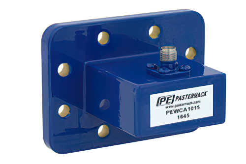 WR-137 CPR-137G Grooved Flange to SMA Female Waveguide to Coax Adapter Operating From 5.85 GHz to 8.2 GHz, C Band