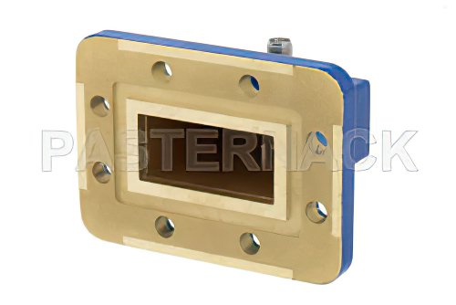 WR-137 CPR-137G Grooved Flange to SMA Female Waveguide to Coax Adapter Operating from 5.85 GHz to 8.2 GHz