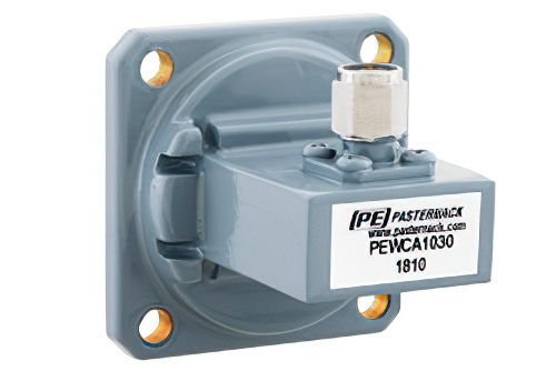 WR-90 UG-135/U Square Cover Flange to SMA Male Waveguide to