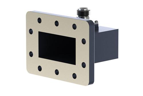WR-229 CPR-229F Flange to N Female Waveguide to Coax Adapter Operating from 3.22 GHz to 4.9 GHz