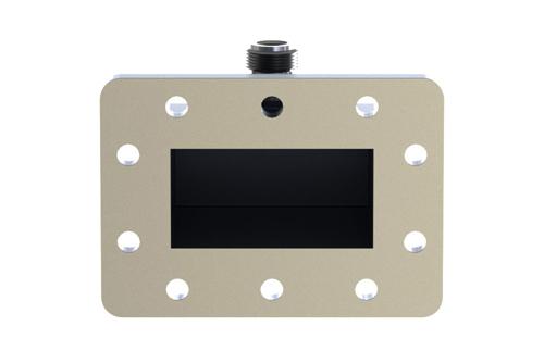 WR-229 CPR-229F Flange to N Female Waveguide to Coax Adapter Operating from 3.22 GHz to 4.9 GHz