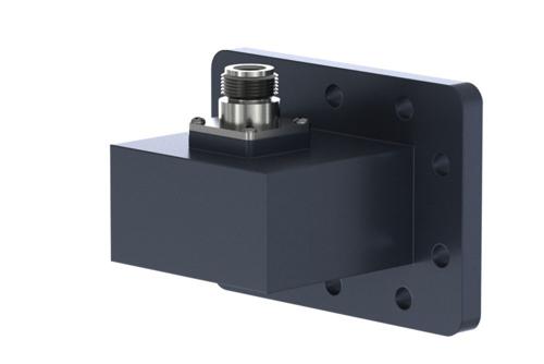 WR-229 CPR-229F Flange to N Female Waveguide to Coax Adapter Operating from 3.22 GHz to 4.9 GHz