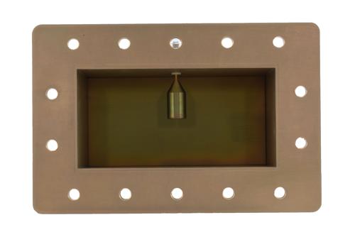 WR-770 CPR770F Flange to N-Type Female Waveguide to Coax Adapter Operating From 0.96 GHz to 1.46 GHz